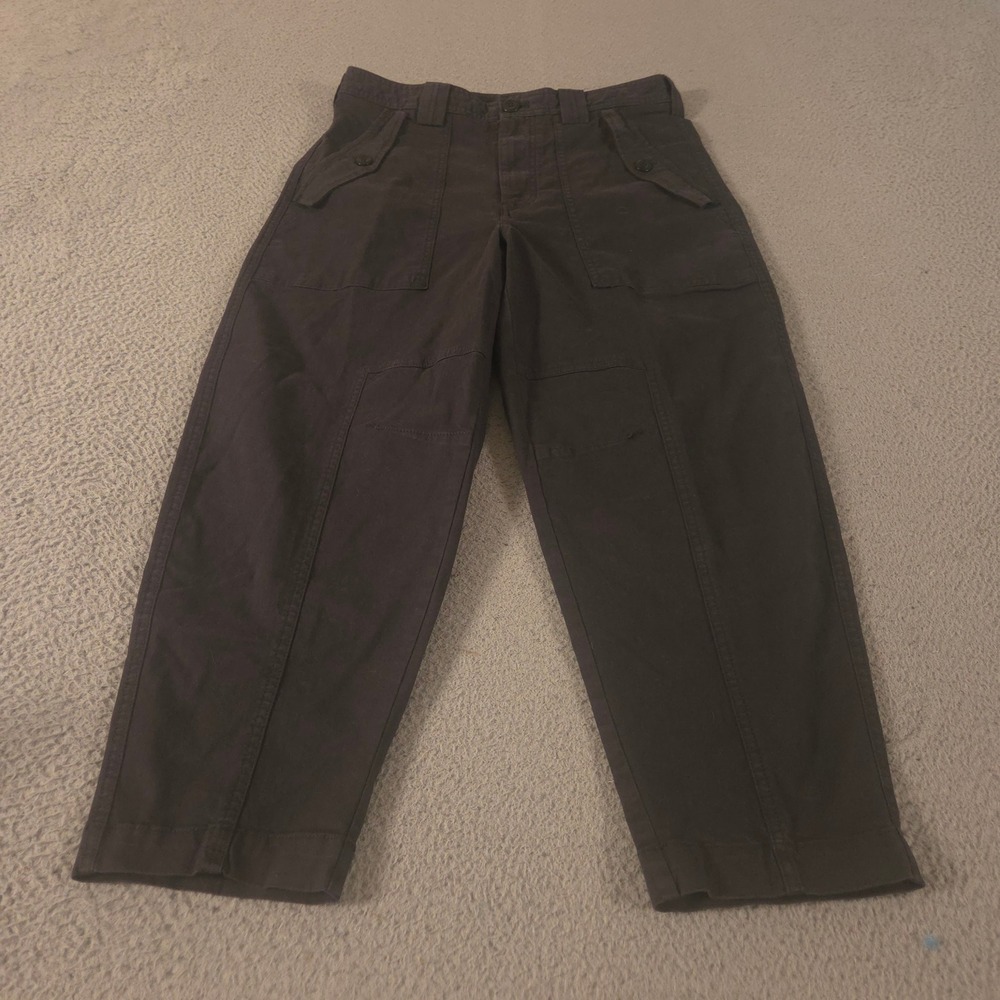 Banana Republic Pants Womens 6 Petite Barrel Cotton Stretch Utility Cargo Leg